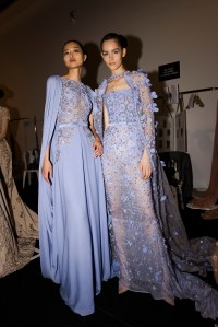 Backstage at Elie Saab Couture Spring 2024