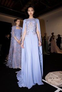 Backstage at Elie Saab Couture Spring 2024