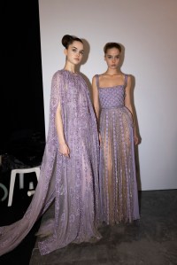 Backstage at Elie Saab Couture Spring 2024
