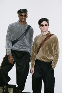 Backstage at Giorgio Armani Men's Fall 2024