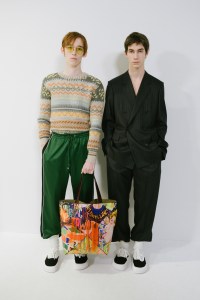 Backstage at Loewe Men's Fall 2024