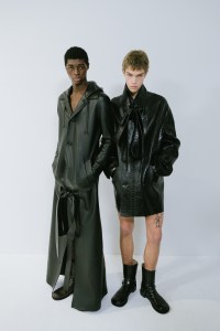 Backstage at Loewe Men's Fall 2024