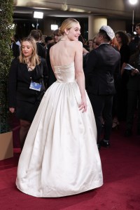 Elle Fanning in Vintage Balmain Couture from 1960