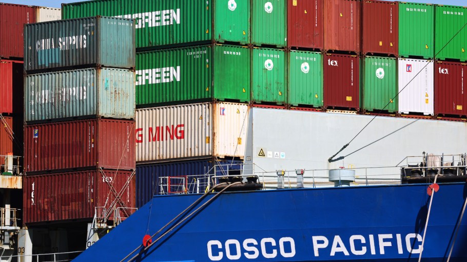 As of Thursday, 405 vessels have been impacted by the Red Sea situation, according to data from transport and logistics company Kuehne + Nagel. The total capacity impacted is estimated at 5.56 million 20-foot equivalent container units (TEU).
