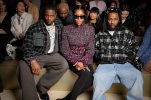 Dave Free, Naomi Campbell and Kendrick Lamar