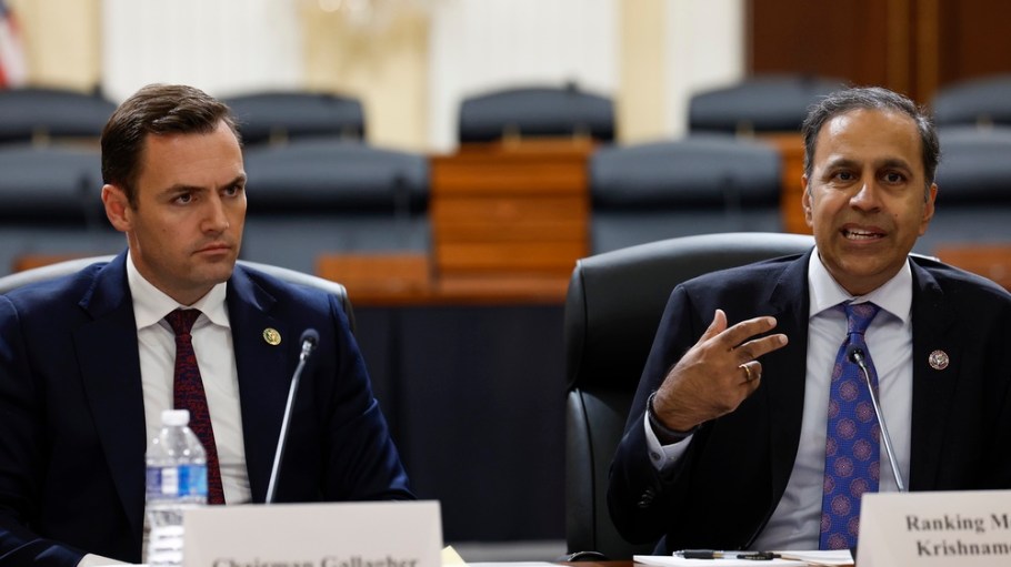 Mike Gallagher and Raja Krishnamoorthi