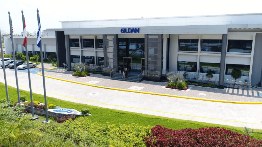 Outside view of Gildan’s manufacturing headquarters in Honduras.