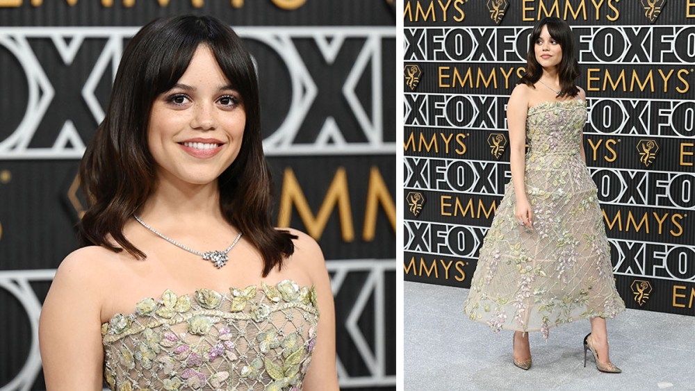 jenna ortega, emmys, emmy awards 2024, jenna ortega emmys, christian dior haute coture, jenna ortega dior, red carpet