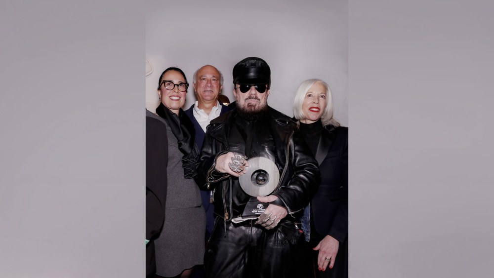 Peter Marino with Nicole Markopoulos, Ralph Pucci and Linda Fargo.