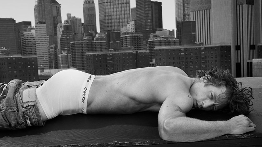 Jeremy Allen in Calvin Klein's latest underwear campaign.