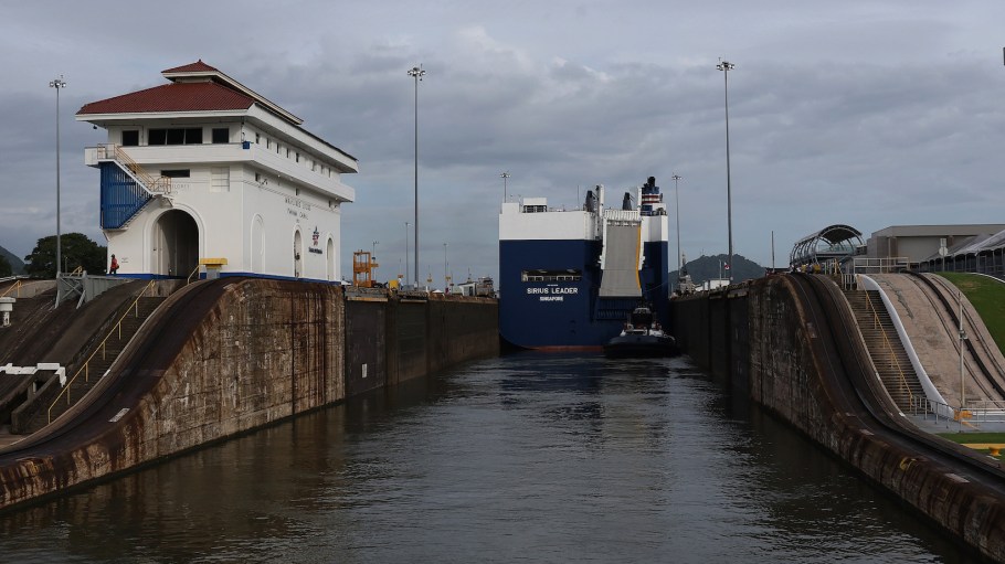 Container ships represented 30.6 percent of total monthly canal transits in December 2023, a major jump from 19.8 percent in 2021 and 2022.