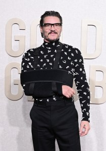 Pedro Pascal at the 81st Golden Globe Awards.