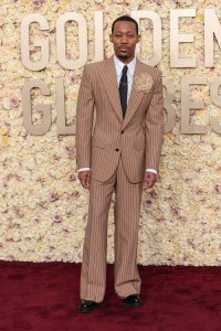 Tyler James Williams at the 81st Golden Globe Awards.