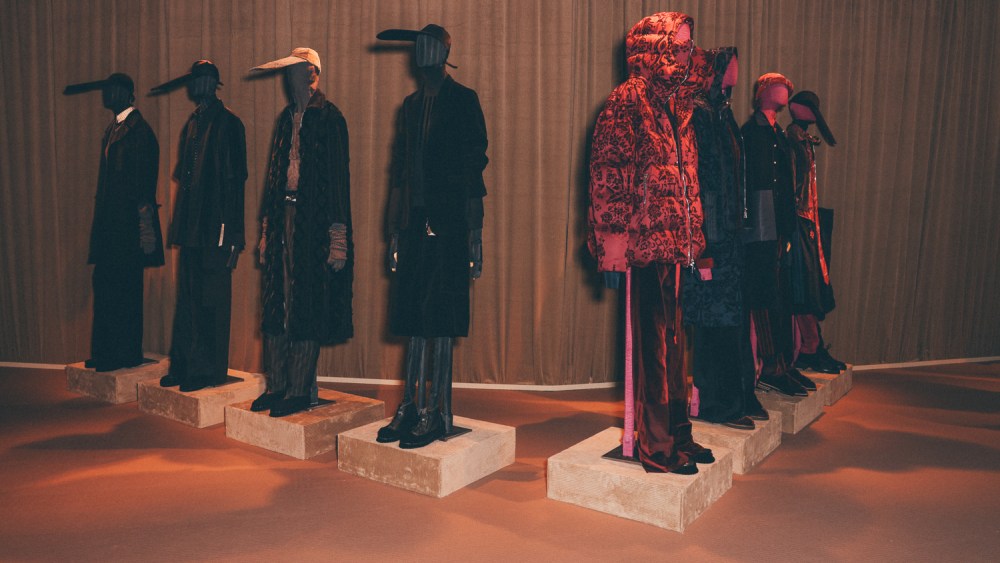 The "Velvet Mi Amor" exhibition at Pitti Uomo.