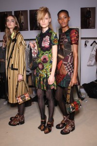 Models backstage