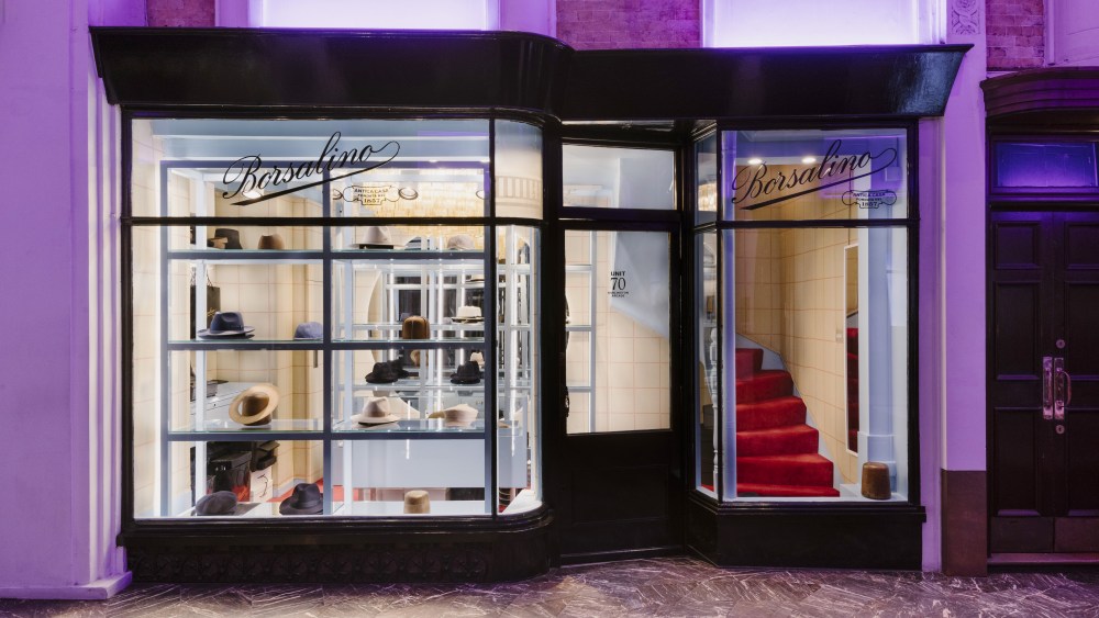 The new Borsalino boutique in London