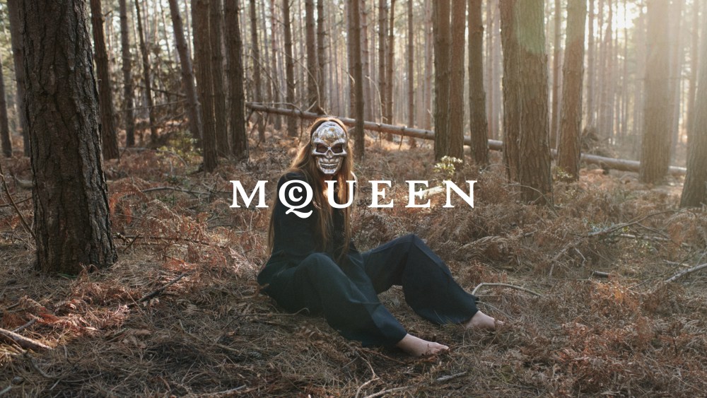A campaign image from Seán McGirr's fall 2024 debut collection for Alexander McQueen.