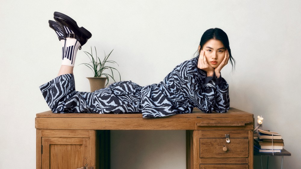 A look from Ganni's collaboration with The Beast Home.