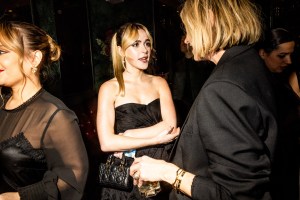 Kiernan Shipka at the Rouge Dior Dinner held at La Dolce Vita.