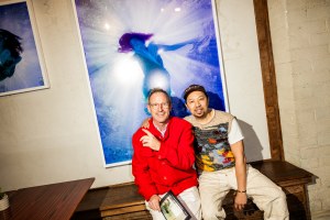 Spike Jonze and Humberto Leon at The Day I Met Björk: An Exhibition of Photographs by Spike Jonze held at Arroz & Fun on February 15, 2024 in Los Angeles, California.