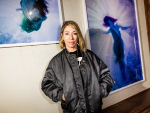 Kim Gordon at The Day I Met Björk: An Exhibition of Photographs by Spike Jonze held at Arroz & Fun on February 15, 2024 in Los Angeles, California.