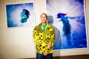Jared Eng at The Day I Met Björk: An Exhibition of Photographs by Spike Jonze held at Arroz & Fun on February 15, 2024 in Los Angeles, California.