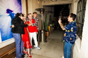Spike Jonze at The Day I Met Björk: An Exhibition of Photographs by Spike Jonze held at Arroz & Fun on February 15, 2024 in Los Angeles, California.
