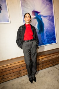 Becky Hearn at The Day I Met Björk: An Exhibition of Photographs by Spike Jonze held at Arroz & Fun on February 15, 2024 in Los Angeles, California.
