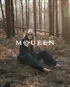 A campaign image from Seán McGirr's fall 2024 debut collection for Alexander McQueen.