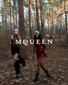A campaign image from Seán McGirr's fall 2024 debut collection for Alexander McQueen.