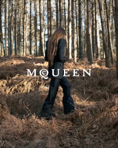 A campaign image from Seán McGirr's fall 2024 debut collection for Alexander McQueen.