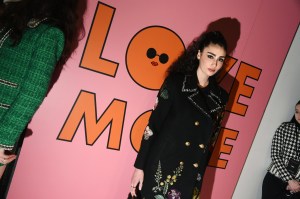 Vienna Skye at the Alice + Olivia Fall 2024 ready-to-wear show