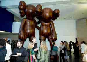The scene at Giants: Art from the Dean Collection of Swizz Beatz and Alicia Keys