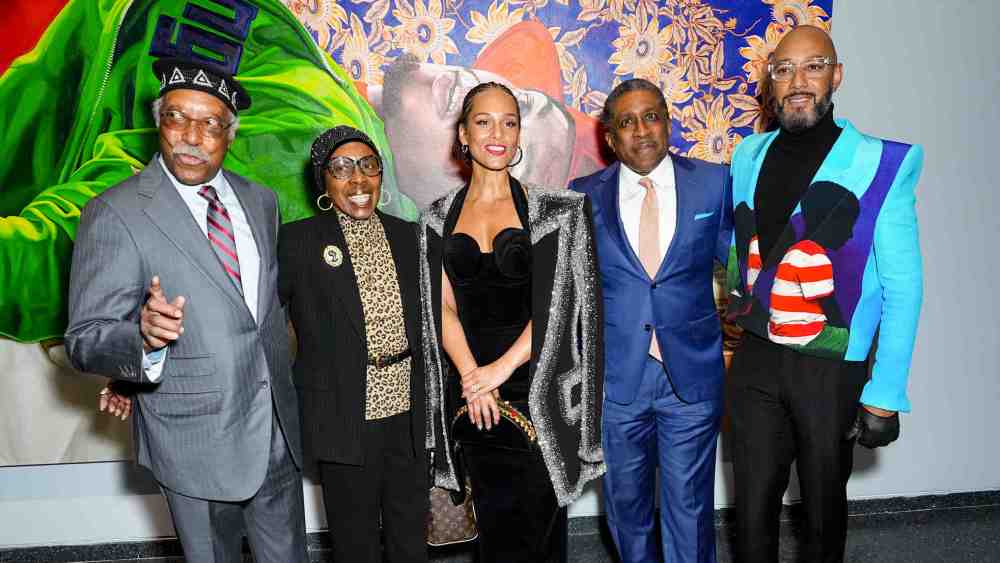Jamal Shamsid-Deen, Venice Shamsid-Deen, Alicia Keys, Eric Shamsid-Deen and Swizz Beatz