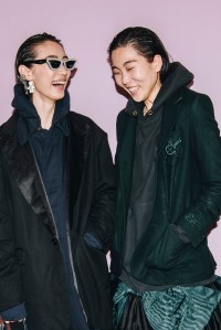 Backstage at Coach RTW Fall 2024 as part of New York Ready to Wear Fashion Week held at the James B. Duke House on February 12, 2024 in New York, New York.Backstage at the Coach fall 2024 ready-to-wear show at New York Fashion Week.