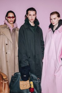 Backstage at Coach RTW Fall 2024 as part of New York Ready to Wear Fashion Week held at the James B. Duke House on February 12, 2024 in New York, New York.Backstage at the Coach fall 2024 ready-to-wear show at New York Fashion Week.