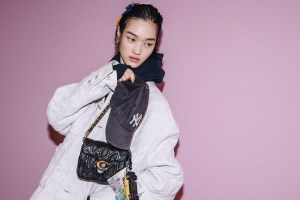 Backstage at Coach RTW Fall 2024 as part of New York Ready to Wear Fashion Week held at the James B. Duke House on February 12, 2024 in New York, New York.Backstage at the Coach fall 2024 ready-to-wear show at New York Fashion Week.