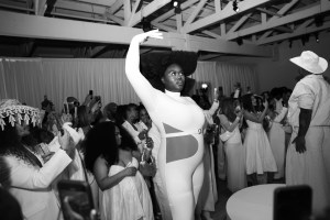 Beyoncé celebrates the launch of her hair care line, CÉCRED, with an intimate gathering at Revery LA in Downtown Los Angeles