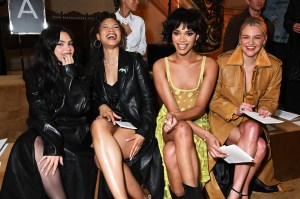 Ariana Greenblatt, Storm Reid, Yasmin Finney and Kelsea Ballerini at the Thom Browne Fall 2024 ready-to-wear show