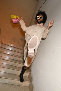 Jeremy O. Harris at the Thom Browne Fall 2024 ready-to-wear show