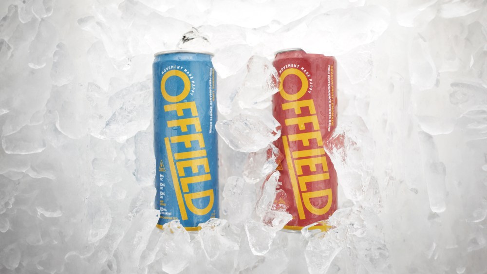 Offfield's THC-infused High Performance Sports Drink.