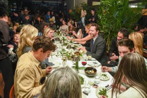 The scene at the Frame NYFW Dinner held at Indochine on February 12, 2024 in New York, New York.