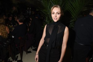AnnaSophia Robb at the Frame NYFW Dinner held at Indochine on February 12, 2024 in New York, New York.