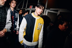 Phuwin Tangsakyuen  at the Tommy Hilfiger Fall 2024 ready-to-wear show