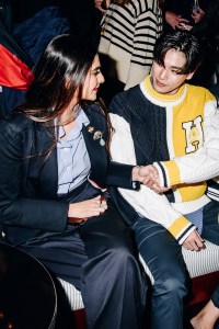 Sonam Kapoor and Phuwin Tangsakyuen  at the Tommy Hilfiger Fall 2024 ready-to-wear show