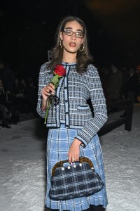 Reign Judge  at the Thom Browne Fall 2024 Ready-to-Wear show