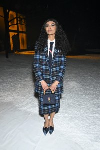 Sophia Roe  at the Thom Browne Fall 2024 Ready-to-Wear show