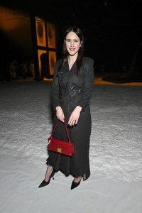 Rachel Brosnahan  at the Thom Browne Fall 2024 Ready-to-Wear show