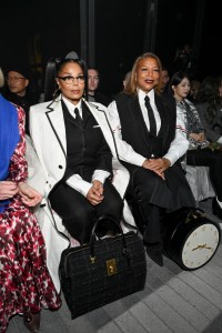 Janet Jackson and Queen Latifah  at the Thom Browne Fall 2024 Ready-to-Wear show