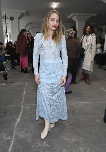 Jemima Kirke  at the Eckhaus Latta Fall 2024 ready-to-wear show